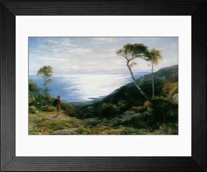 Framed Print : Morning - Isle of Arran 'All in the Blue Unclouded Weather, 1898. Creator: John MacWhirter Framed Print : Morning - Isle of Arran 'All in the Blue Unclouded Weather, 1898. Creator: John MacWhirter