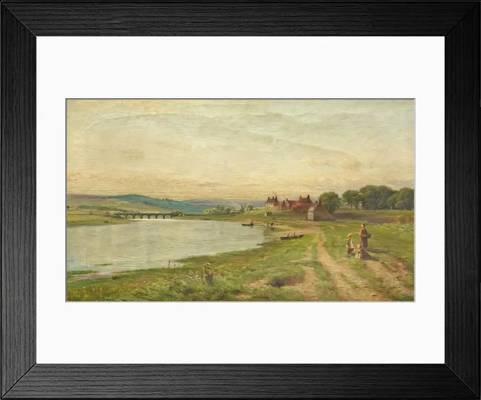 Framed Print : View of the Bridge O Dee, 1879. Creator: John Mitchell. View of the Bridge O Dee, 1879. Creator: John Mitchell Framed Print : View of the Bridge O Dee, 1879. Creator: John Mitchell. View of the Bridge O Dee, 1879. Creator: John Mitchell