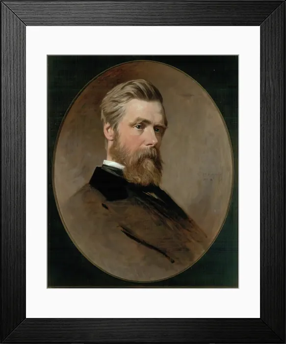 Framed Print : William Alexander, 1877. Creator: George Reid Framed Print : William Alexander, 1877. Creator: George Reid