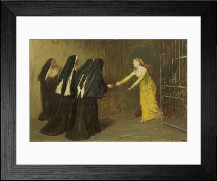 Framed Print : Sketch for The Sanctuary, 1873. Creator: John Pettie. Sketch for The Sanctuary, 1873. Creator: John Pettie Framed Print : Sketch for The Sanctuary, 1873. Creator: John Pettie. Sketch for The Sanctuary, 1873. Creator: John Pettie