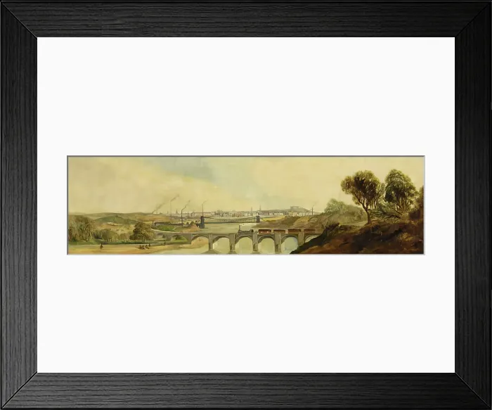 Framed Print : A South Prospect of Aberdeen, c1850. Creator: Unknown Framed Print : A South Prospect of Aberdeen, c1850. Creator: Unknown