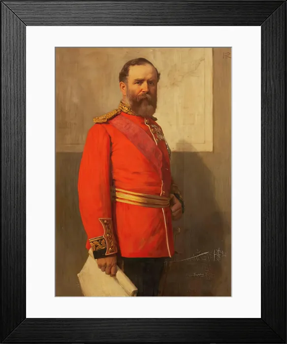 Framed Print : General Sir Peter Lumsden GCB, CSI, DL (1829-1918), 1886. Creator: George Reid