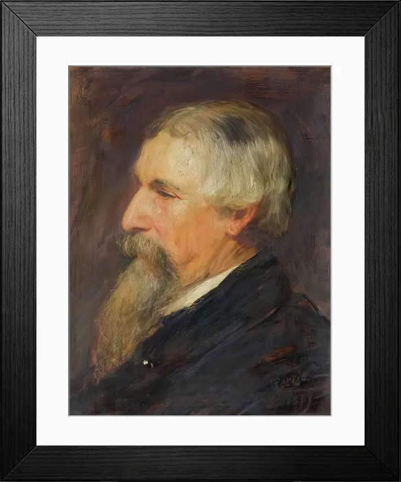 Framed Print : Robert Jamieson, 1879. Creator: John Pettie Framed Print : Robert Jamieson, 1879. Creator: John Pettie