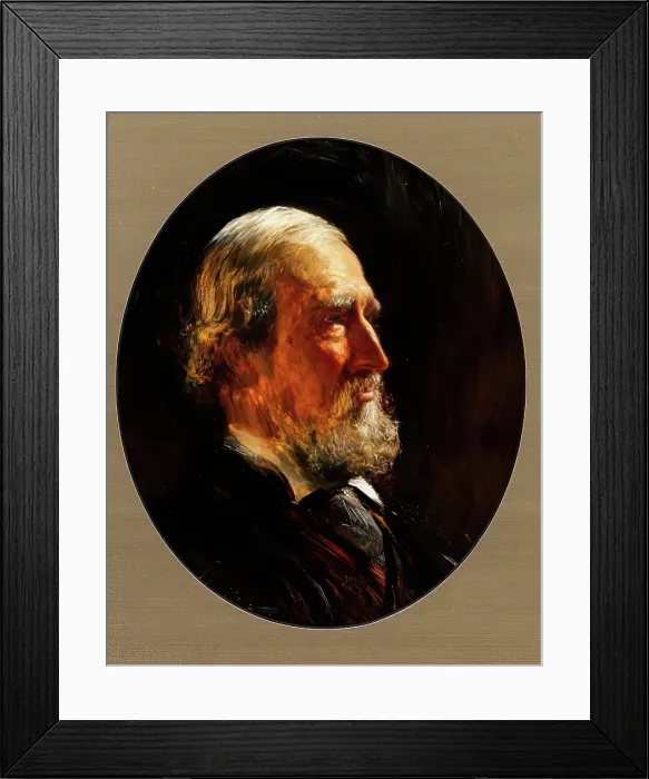 Framed Print : William Calder Marshall, RA, 1883. Creator: John Pettie Framed Print : William Calder Marshall, RA, 1883. Creator: John Pettie