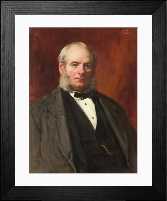 Framed Print : James Saint, 1883. Creator: George Reid Framed Print : James Saint, 1883. Creator: George Reid