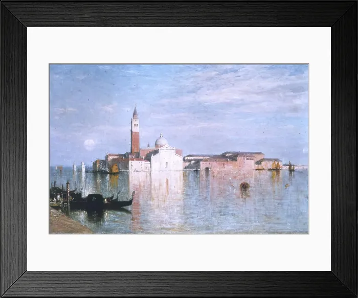Framed Print : San Giorgio Maggiore, Venice, 1880. Creator: George Reid Framed Print : San Giorgio Maggiore, Venice, 1880. Creator: George Reid