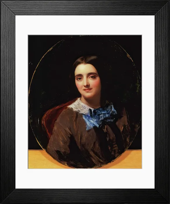 Framed Print : Miss Jean Isabella Ross, 1856. Creator: John Phillip Framed Print : Miss Jean Isabella Ross, 1856. Creator: John Phillip