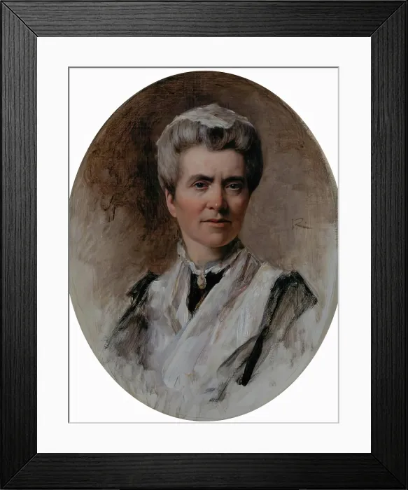 Framed Print : Lady Geddes, 1891. Creator: George Reid Framed Print : Lady Geddes, 1891. Creator: George Reid