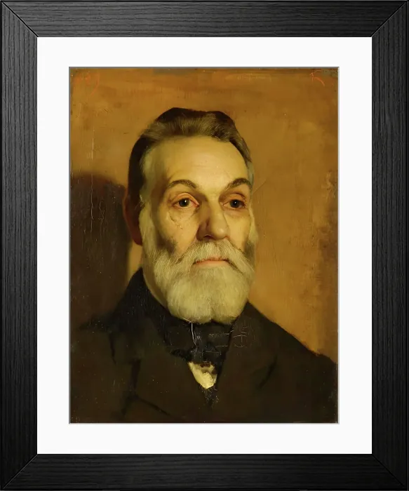 Framed Print : Portrait of a Man, 1889. Creator: George Reid Framed Print : Portrait of a Man, 1889. Creator: George Reid