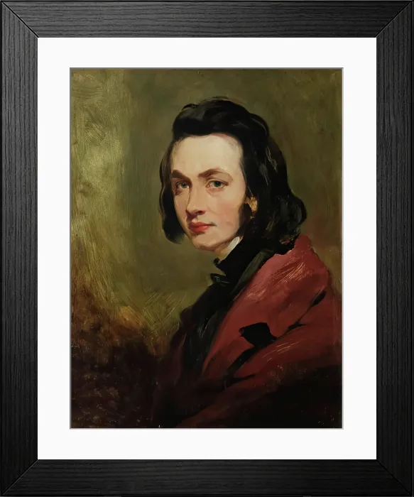 Framed Print : Self Portrait, 1840. Creator: John Phillip Framed Print : Self Portrait, 1840. Creator: John Phillip
