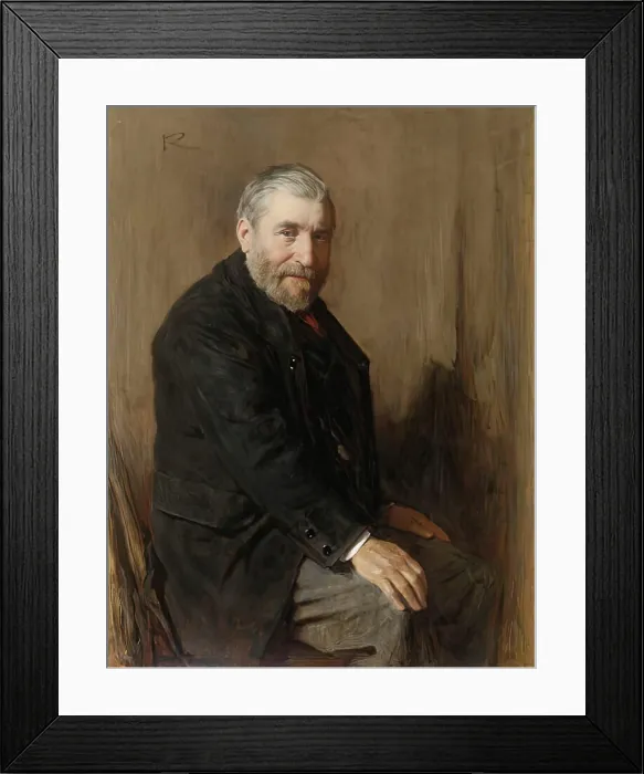 Framed Print : William Carnie, 1897. Creator: George Reid Framed Print : William Carnie, 1897. Creator: George Reid