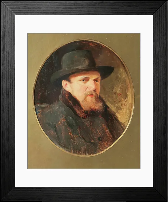 Framed Print : Sketch of Alexander Macdonald, 1880. Creator: George Reid Framed Print : Sketch of Alexander Macdonald, 1880. Creator: George Reid