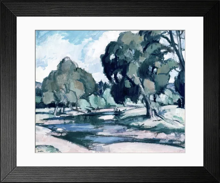 Framed Print : River, 1932 - 1933. Creator: Samuel John Peploe Framed Print : River, 1932 - 1933. Creator: Samuel John Peploe