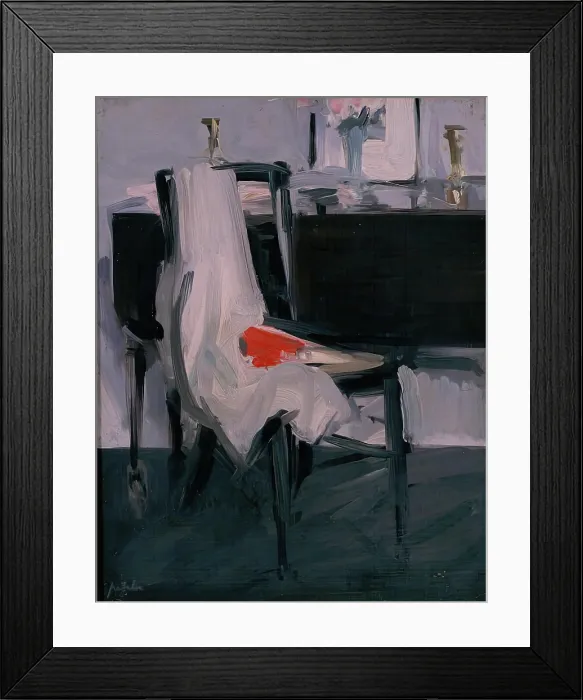 Framed Print : Interior, c1910-1920s. Creator: Samuel John Peploe Framed Print : Interior, c1910-1920s. Creator: Samuel John Peploe
