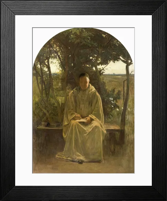 Framed Print : Thomas a Kempis, 1900-1913. Creator: George Reid Framed Print : Thomas a Kempis, 1900-1913. Creator: George Reid