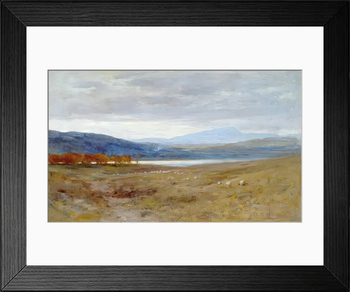 Framed Print : Strath Tummel, 1864. Creator: George Reid Framed Print : Strath Tummel, 1864. Creator: George Reid