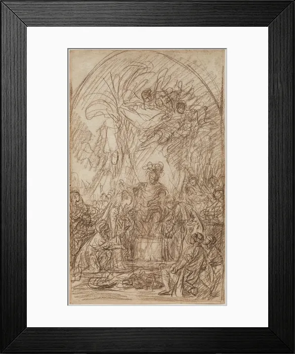 Framed Print : The Magnanimity of Scipio, between 1760 and 1769. Creator: Francois Boucher Framed Print : The Magnanimity of Scipio, between 1760 and 1769. Creator: Francois Boucher