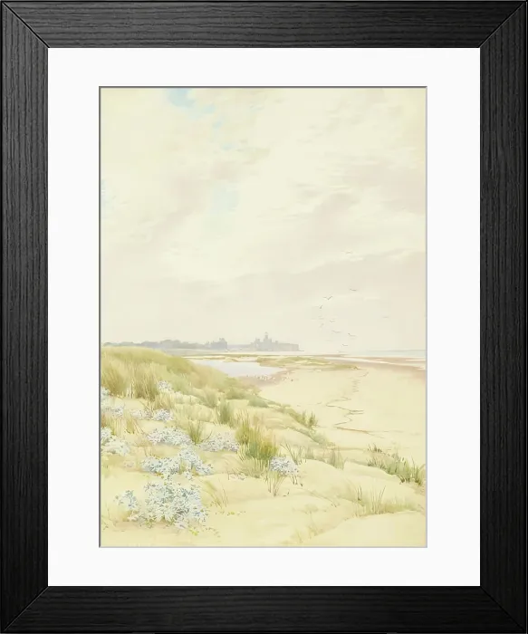 Framed Print : Hunstanton Lighthouse, 1900-1920. Creator: Alfred William Parsons Framed Print : Hunstanton Lighthouse, 1900-1920. Creator: Alfred William Parsons