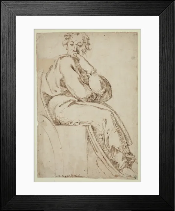 Framed Print : Sadoc, between 1550 and 1600. Creator: Bartolomeo Passarotti Framed Print : Sadoc, between 1550 and 1600. Creator: Bartolomeo Passarotti