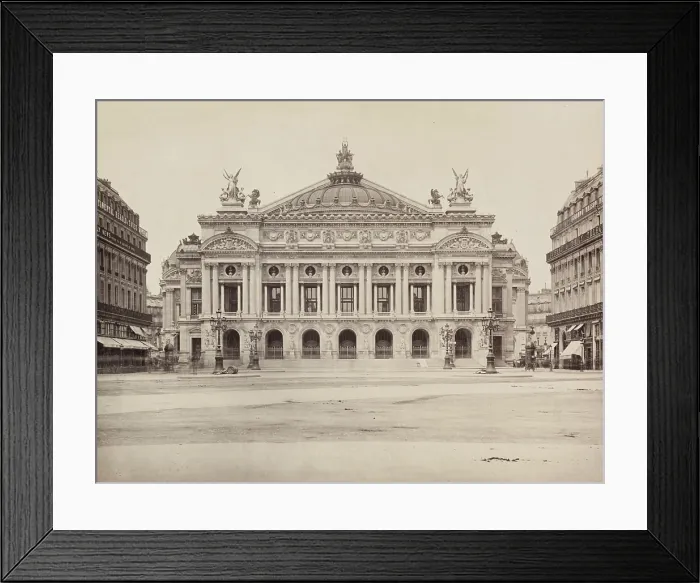 Framed Print : Paris Opera House, between 1822 and 1898. Creator: Francis Frith Framed Print : Paris Opera House, between 1822 and 1898. Creator: Francis Frith