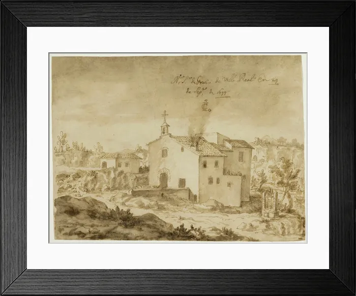 Framed Print : La iglesia of Nuestra Senora de Gracia en Vila-real, 1699. Creator: Juan Conchillos Falco Framed Print : La iglesia of Nuestra Senora de Gracia en Vila-real, 1699. Creator: Juan Conchillos Falco