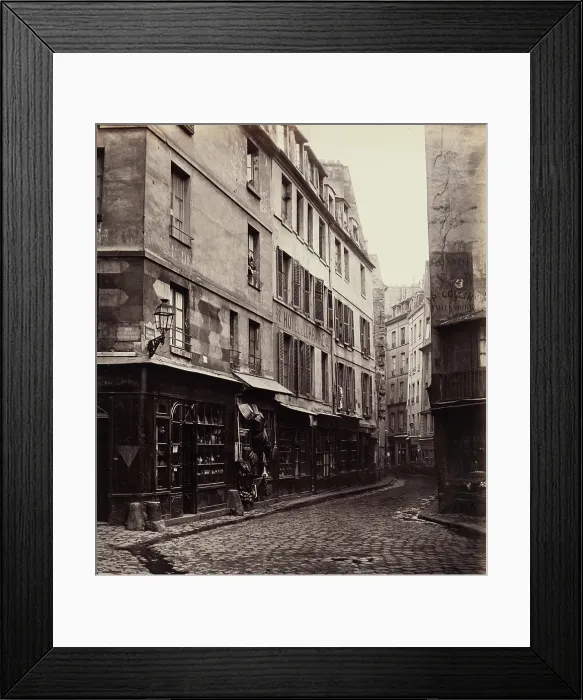 Framed Print : Rue Galande, between 1865 and 1869. Creator: Charles Marville Framed Print : Rue Galande, between 1865 and 1869. Creator: Charles Marville