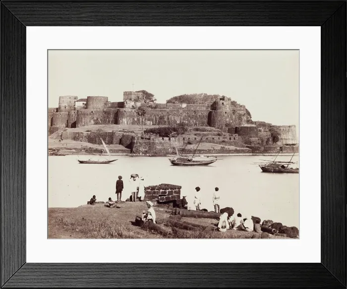 Framed Print : Goa Fort, between 1880 and 1889. Creator: Francis Frith Framed Print : Goa Fort, between 1880 and 1889. Creator: Francis Frith