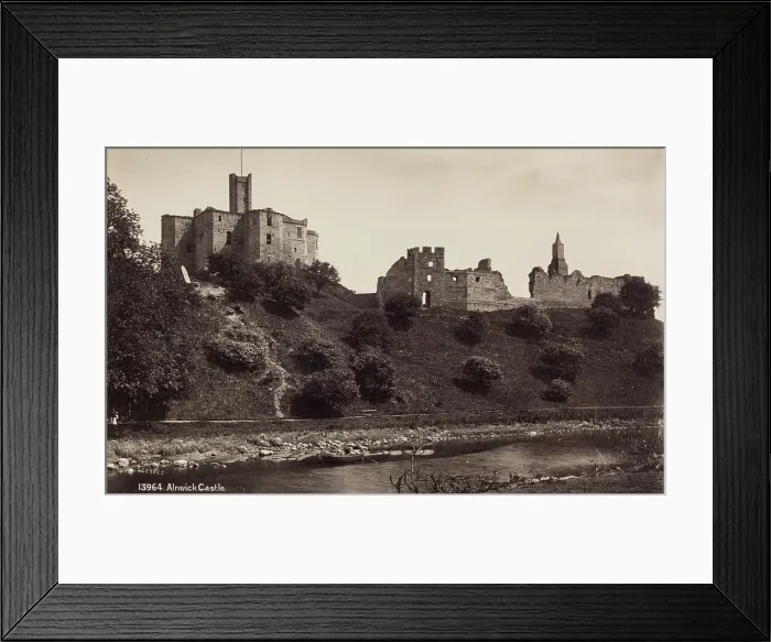 Framed Print : Alnwick Castle, between 1870 and 1880. Creator: Francis Frith Framed Print : Alnwick Castle, between 1870 and 1880. Creator: Francis Frith