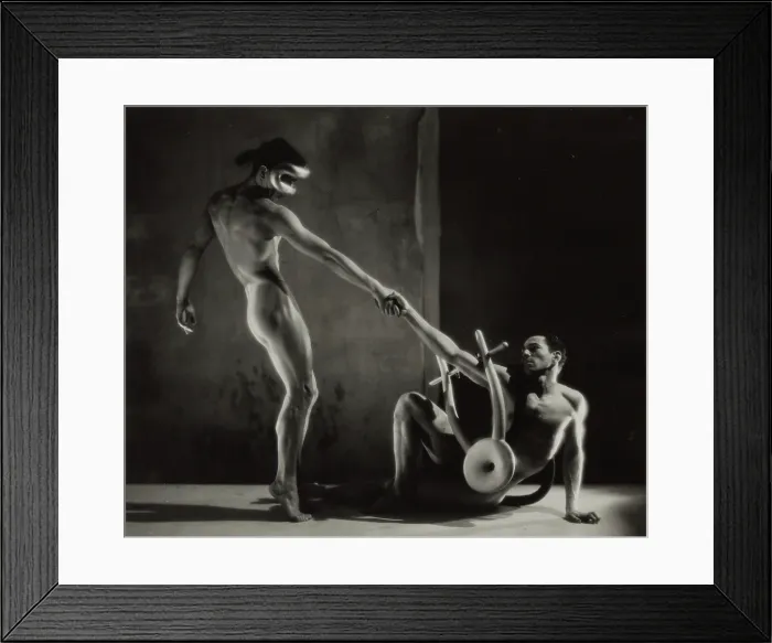 Framed Print : Ballet Orpheus with Noguchi Sculpture, between 1948 and 1955. Creator: George Platt Lynes Framed Print : Ballet Orpheus with Noguchi Sculpture, between 1948 and 1955. Creator: George Platt Lynes