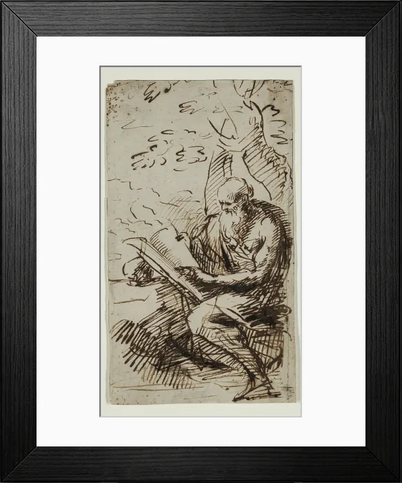 Framed Print : Saint Jerome in the Wilderness, after 1650. Creator: Bartolome Esteban Murillo Framed Print : Saint Jerome in the Wilderness, after 1650. Creator: Bartolome Esteban Murillo