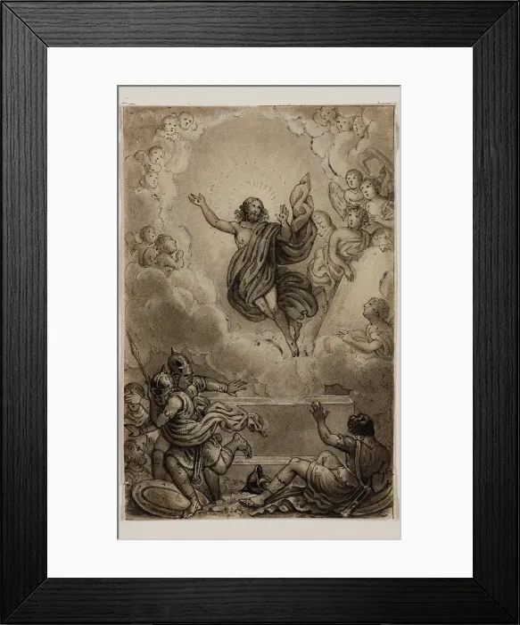 Framed Print : Resurrection of Christ, early 19th century. Creator: Alexandre Joseph Desenne Framed Print : Resurrection of Christ, early 19th century. Creator: Alexandre Joseph Desenne