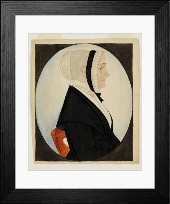 Framed Print : A Woman, c1840. Creator: Unknown Framed Print : A Woman, c1840. Creator: Unknown