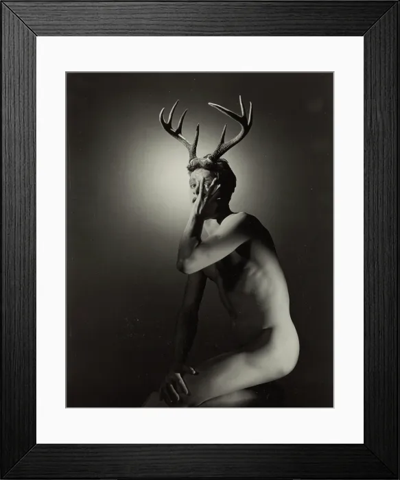 Framed Print : Actaeon, between 1937 and 1939. Creator: George Platt Lynes Framed Print : Actaeon, between 1937 and 1939. Creator: George Platt Lynes