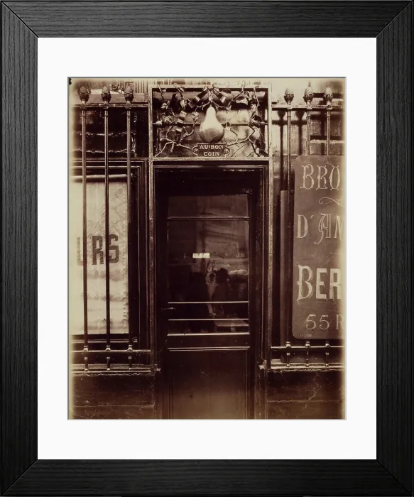 Framed Print : Rue des Haudriettes, 2 (Paris), 1901. Creator: Eugene Atget Framed Print : Rue des Haudriettes, 2 (Paris), 1901. Creator: Eugene Atget