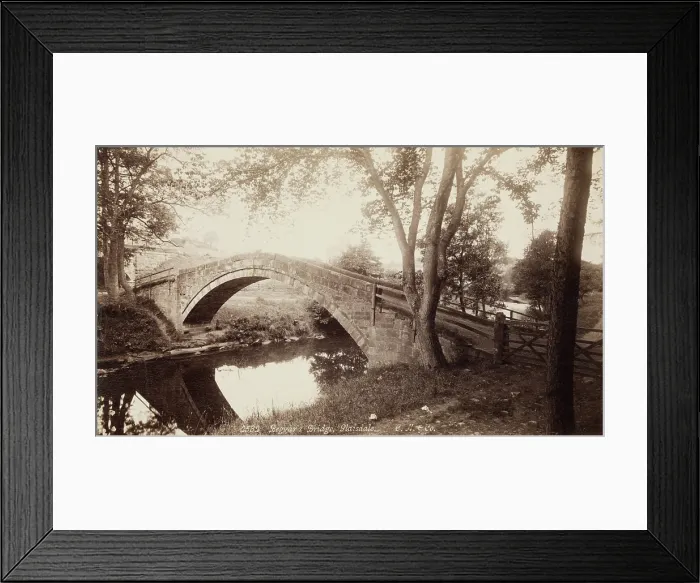 Framed Print : Beggar's Bridge, Glaisdale, between 1870 and 1890. Creator: Unknown. Beggar's Bridge, Glaisdale, between 1870 and 1890. Creator: Unknown Framed Print : Beggar's Bridge, Glaisdale, between 1870 and 1890. Creator: Unknown. Beggar's Bridge, Glaisdale, between 1870 and 1890. Creator: Unknown