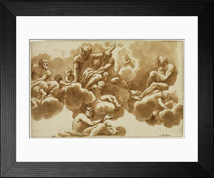 Framed Print : Saint John the Evangelist and Part of His Vision, c.between 1647 and 1649. Creator: Nicolas Loir Framed Print : Saint John the Evangelist and Part of His Vision, c.between 1647 and 1649. Creator: Nicolas Loir