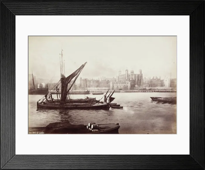 Framed Print : Tower of London, c1890. Creator: Francis Frith Framed Print : Tower of London, c1890. Creator: Francis Frith