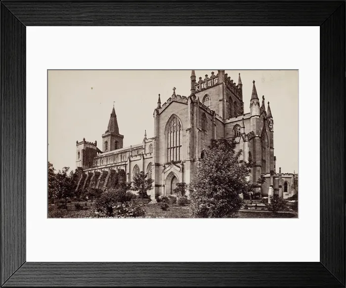 Framed Print : Dunfermline Abbey from the south-easty, between 1870 and 1880. Creator: George Washington Wilson Framed Print : Dunfermline Abbey from the south-easty, between 1870 and 1880. Creator: George Washington Wilson