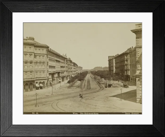 Framed Print : Wien. Der Kolowrat Ring, late 19th century. Creator: Oscar Kramer Framed Print : Wien. Der Kolowrat Ring, late 19th century. Creator: Oscar Kramer