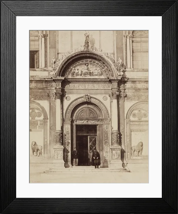 Framed Print : Porta dell Ospitale, Scuolo S. Marco, Venice, 19th century. Creator: Unknown. Porta dell Ospitale, Scuolo S. Marco, Venice, 19th century. Creator: Unknown Framed Print : Porta dell Ospitale, Scuolo S. Marco, Venice, 19th century. Creator: Unknown. Porta dell Ospitale, Scuolo S. Marco, Venice, 19th century. Creator: Unknown