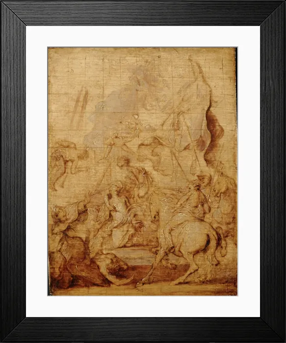 Framed Print : Martyrdom of St. George, 17th century. Creator: Unknown Framed Print : Martyrdom of St. George, 17th century. Creator: Unknown
