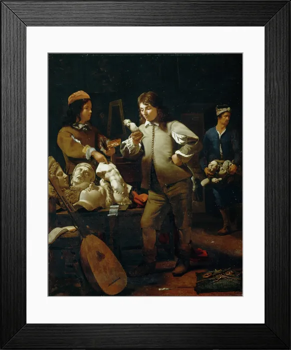 Framed Print : In the Studio, 1652. Creator: Michiel Sweerts Framed Print : In the Studio, 1652. Creator: Michiel Sweerts