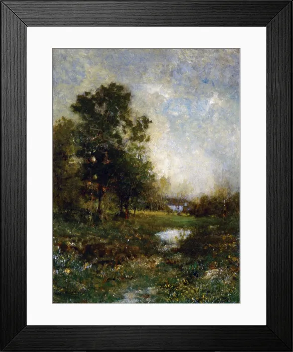 Framed Print : Arkville, 19th century. Creator: Alexander Helwig Wyant Framed Print : Arkville, 19th century. Creator: Alexander Helwig Wyant