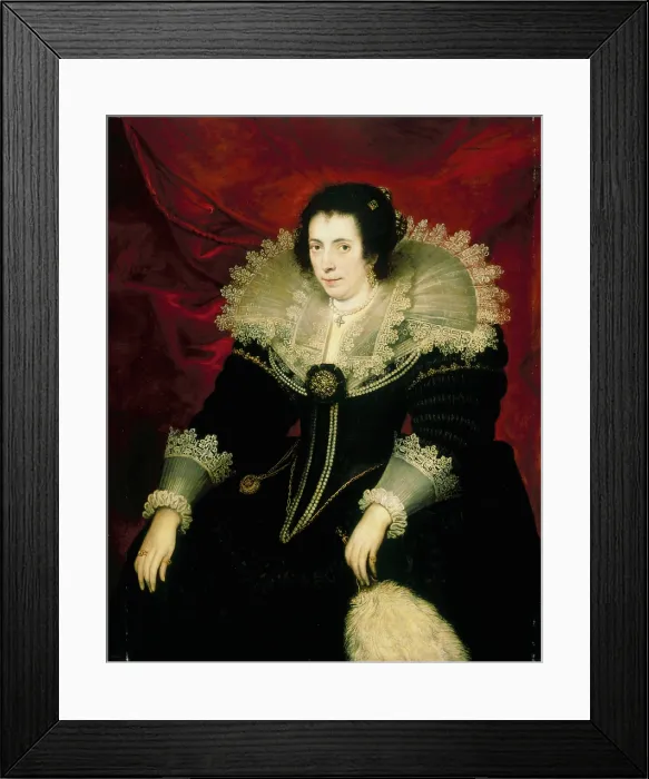 Framed Print : A Woman, c1630. Creator: Cornelis de Vos Framed Print : A Woman, c1630. Creator: Cornelis de Vos