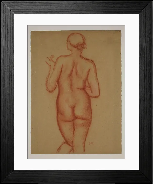 Framed Print : Standing Woman, between 1861 and 1944. Creator: Aristide Maillol Framed Print : Standing Woman, between 1861 and 1944. Creator: Aristide Maillol