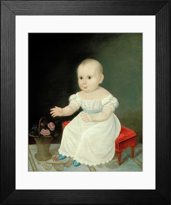 Framed Print : Baby, c1830. Creator: Unknown Framed Print : Baby, c1830. Creator: Unknown