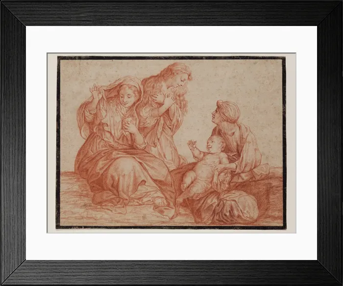 Framed Print : Marriage of St. Catherine, 18th century. Creator: Unknown Italian; After Raphael Italian, 1483-1520 Framed Print : Marriage of St. Catherine, 18th century. Creator: Unknown Italian; After Raphael Italian, 1483-1520
