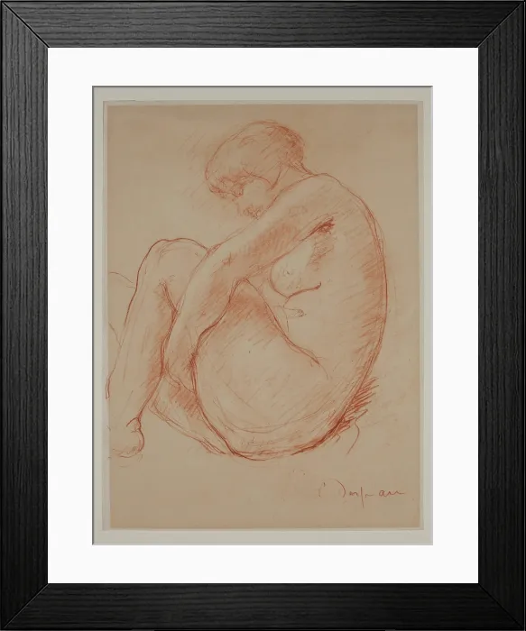 Framed Print : Nude, between 1874 and 1946. Creator: Charles Despiau Framed Print : Nude, between 1874 and 1946. Creator: Charles Despiau