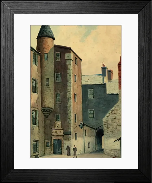 Framed Print : Skene's House Entrance, 1898. Creator: George Gordon Burr. Skene's House Entrance, 1898. Creator: George Gordon Burr Framed Print : Skene's House Entrance, 1898. Creator: George Gordon Burr. Skene's House Entrance, 1898. Creator: George Gordon Burr