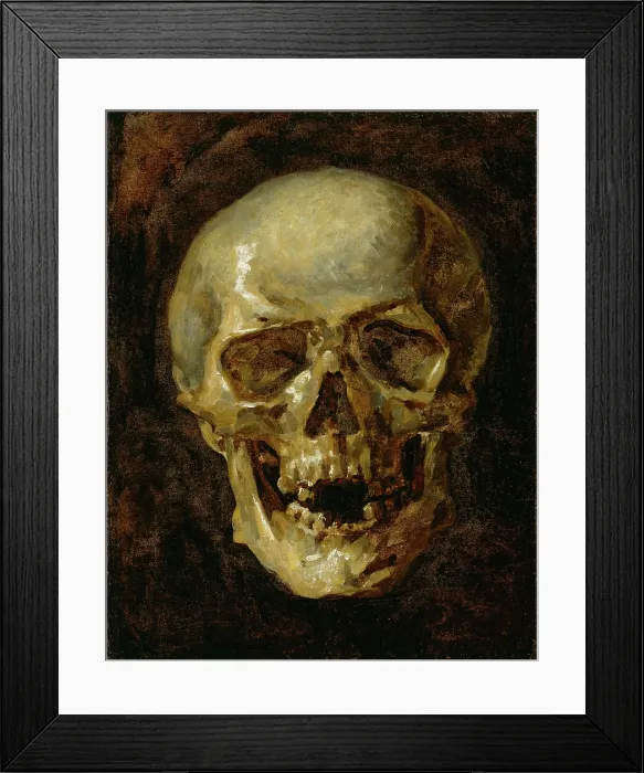 Framed Print : Skull, 19th century. Creator: Unknown Framed Print : Skull, 19th century. Creator: Unknown